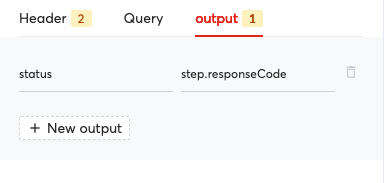Example of "Output" Property