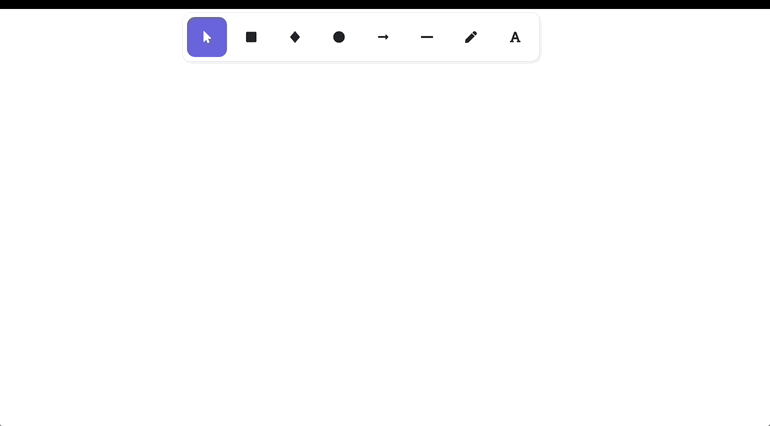 JaaS Whiteboard Arrow Tool