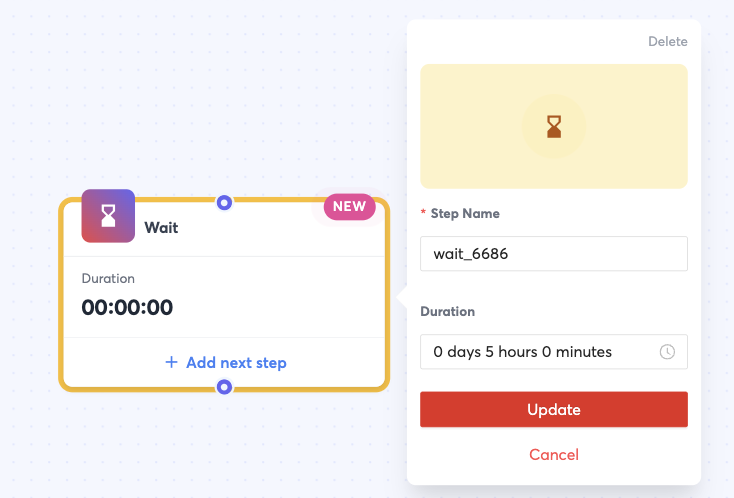 Step and Properties in UI(Note: The duration is yet to be updated, that's why it shows 00:00:00 on the left)