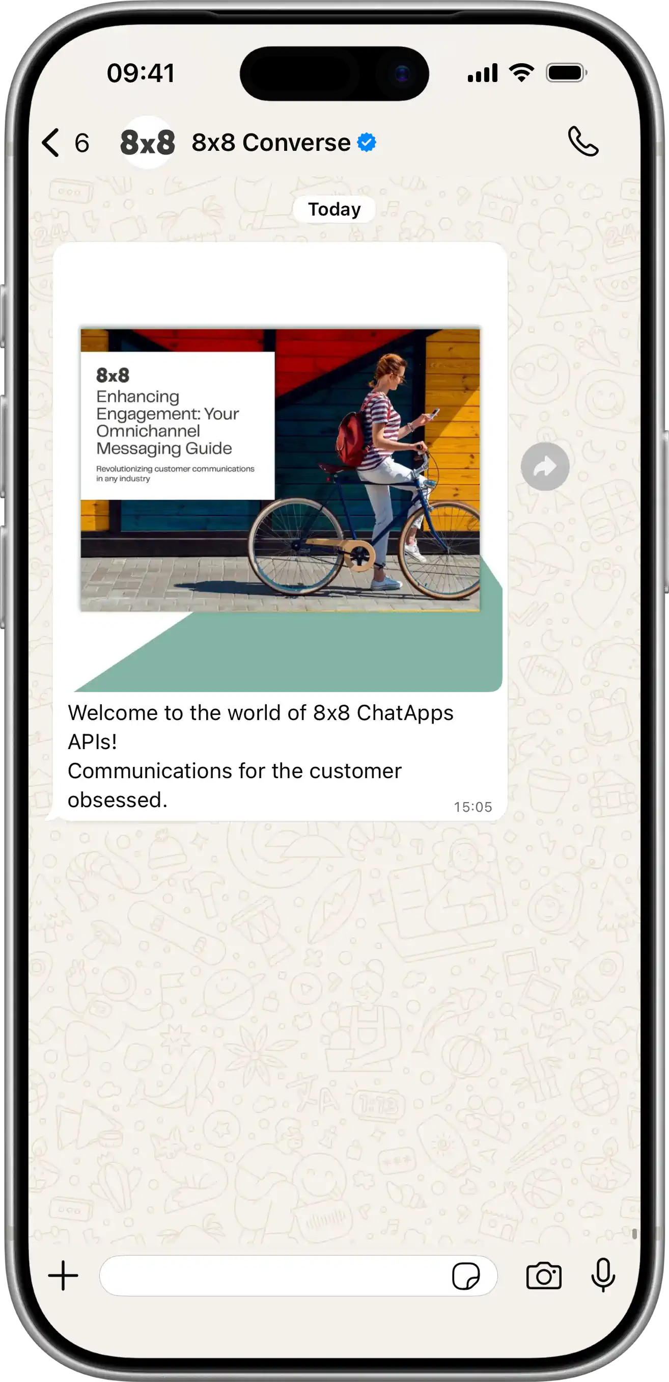 WhatsApp Image Message Example