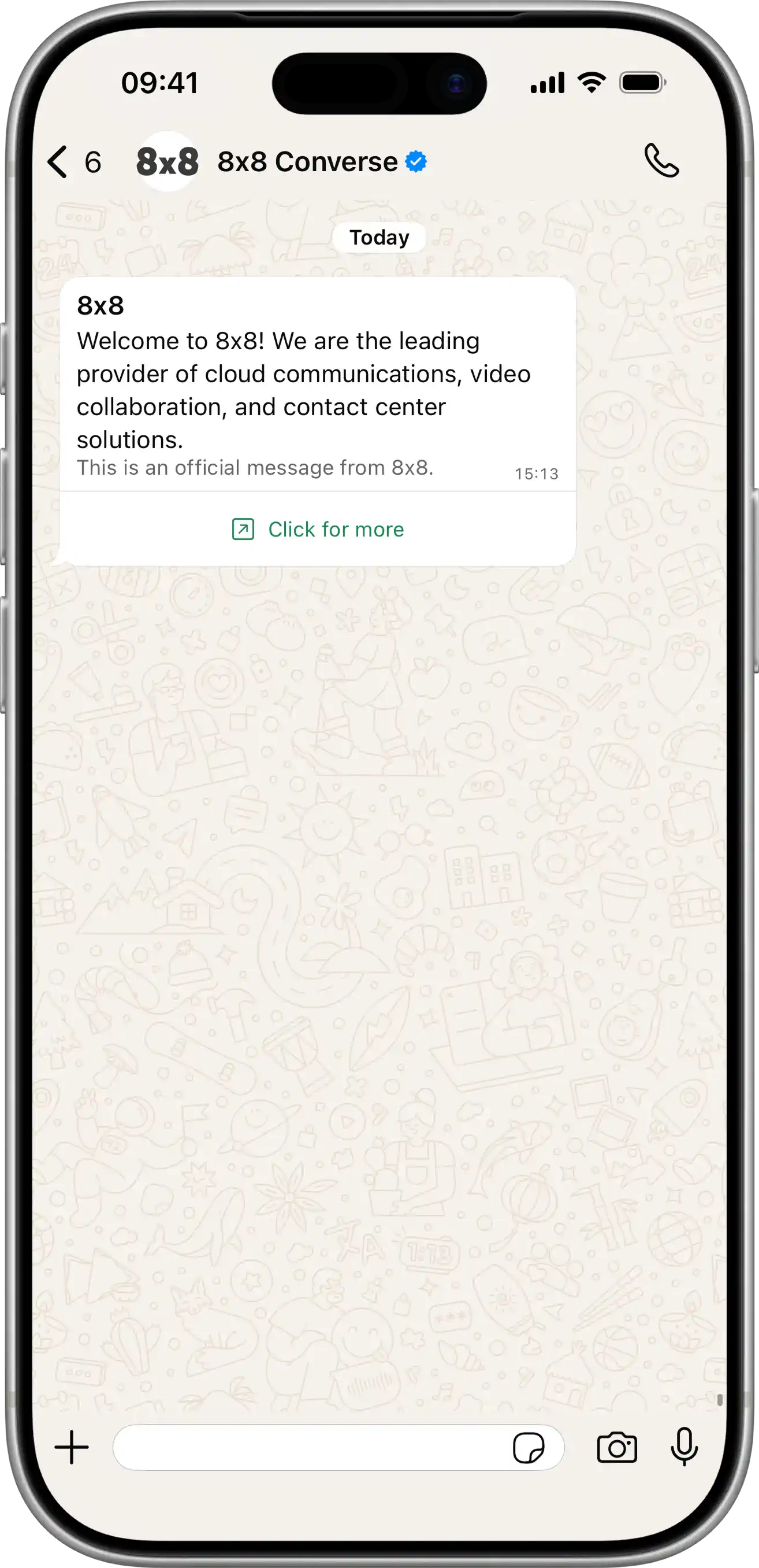 WhatsApp CTA Button Example