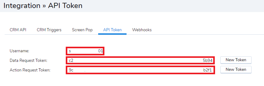 CC Request Action Token