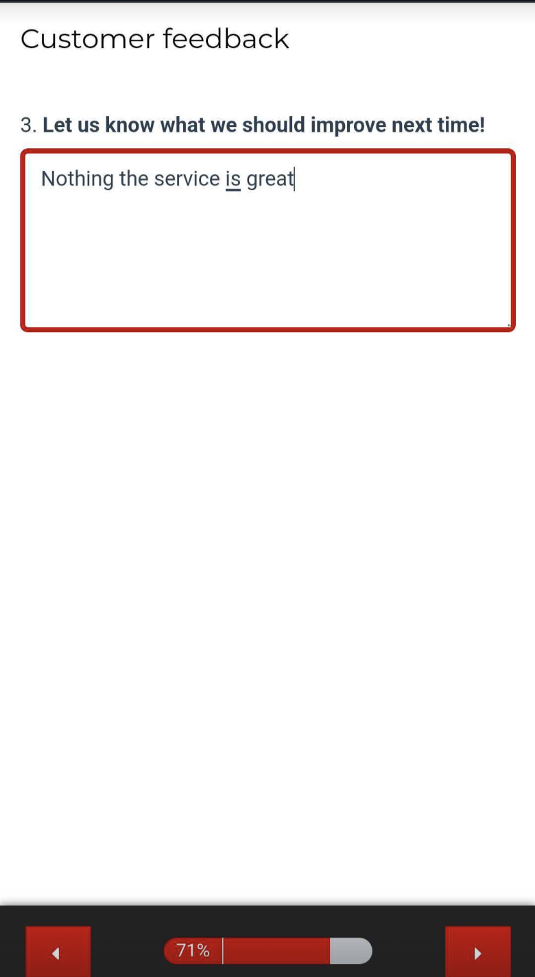 Long response type question