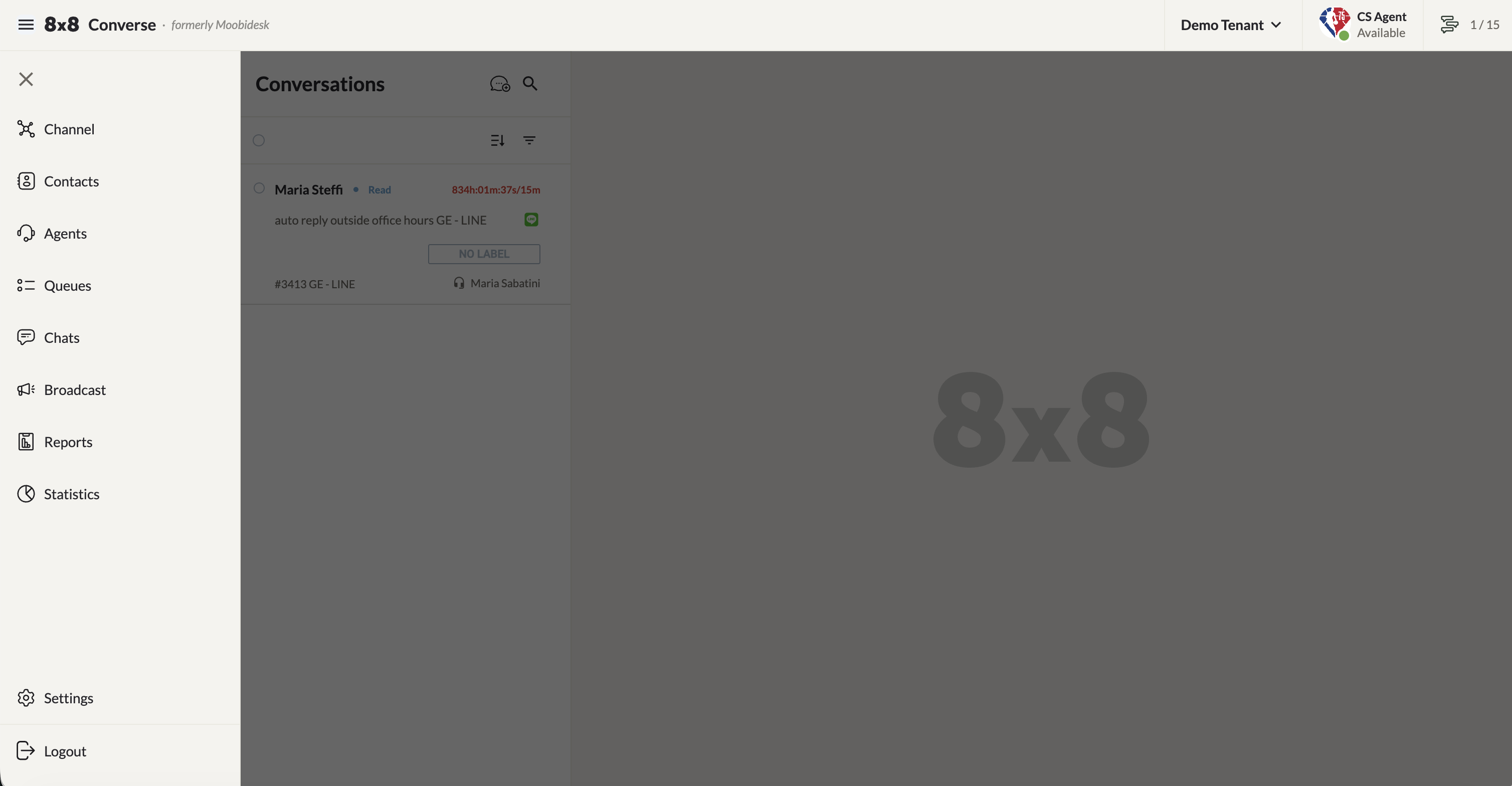Dashboard sidebar