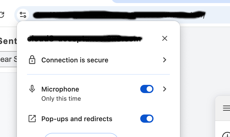 Maestro SDK Microphone Permissions