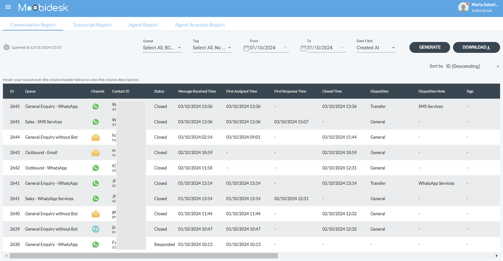 Statistics Dashboard