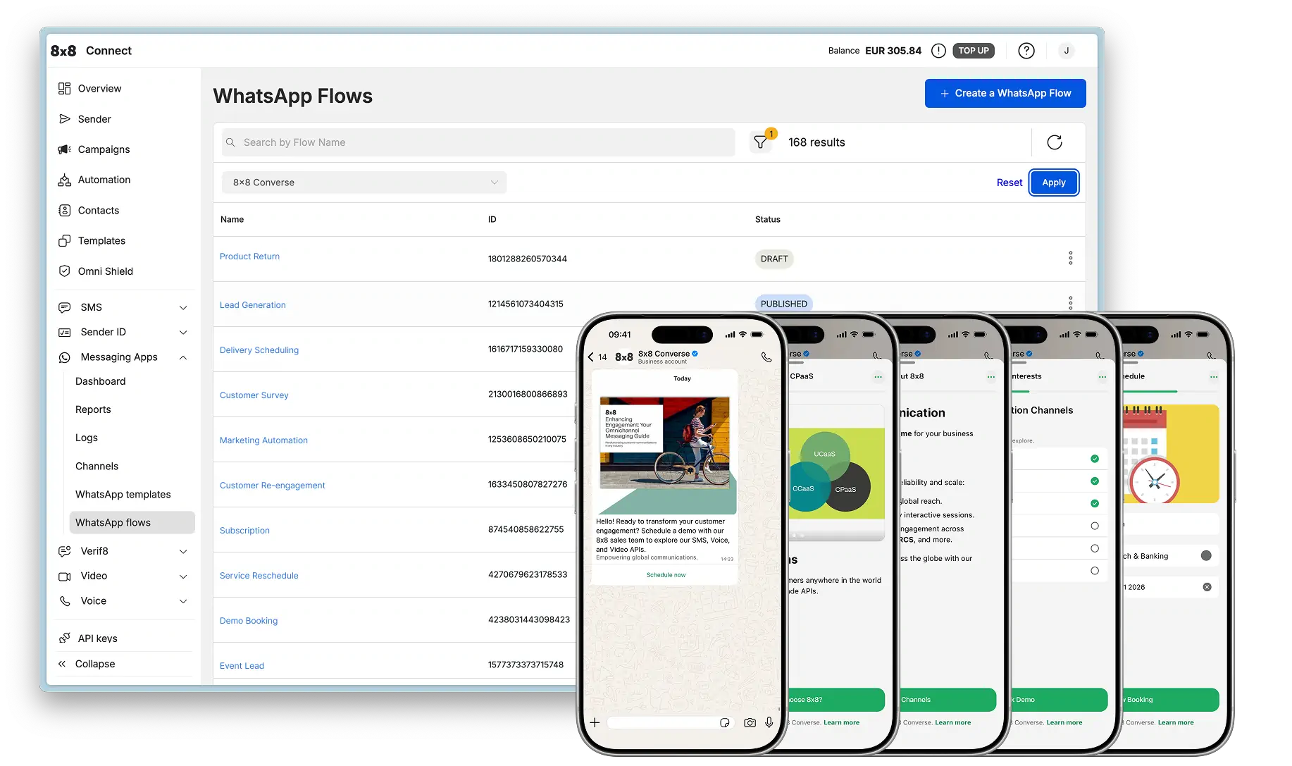 WhatsApp Flows Landing Page